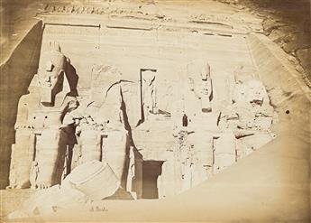 ANTONIO BEATO (1835-1906)/PETER E. BERGHEIM (1813-1895) An album of 27 photographs of Upper Egypt, Nubia, and Palestine, including 21 a